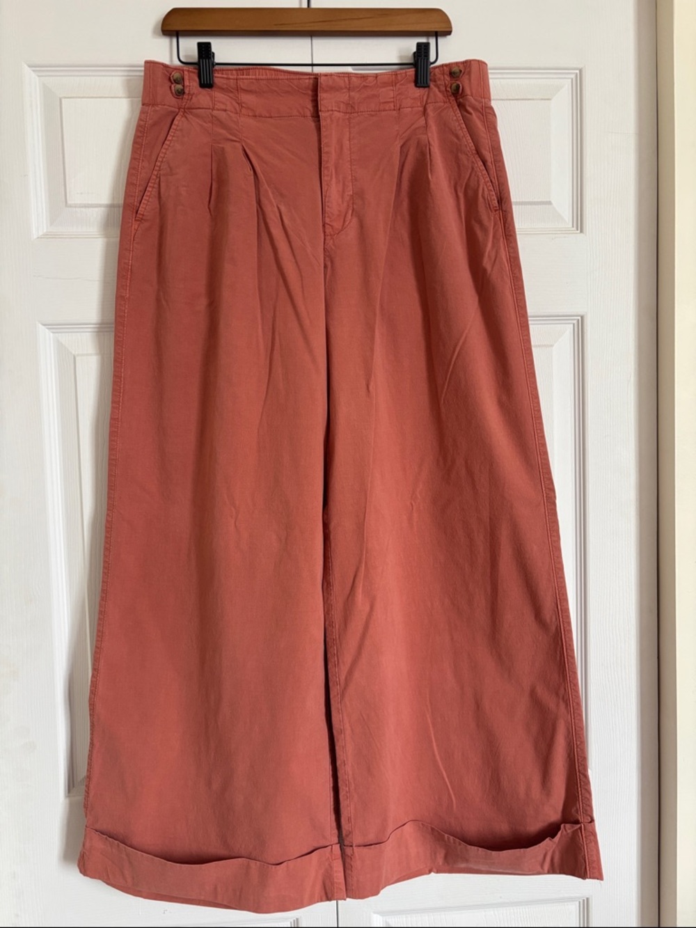 American eagle Wide Leg Pants in Muted Coral